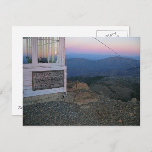 Pearsoll Peak Fire Lookout Postkarte (Vorne/Hinten)