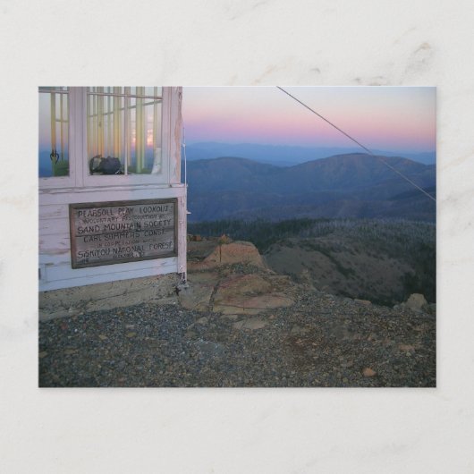 Pearsoll Peak Fire Lookout Postkarte (Vorderseite)