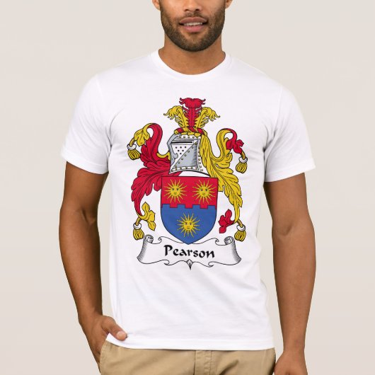 Pearson-Familienwappen T-Shirt (Vorderseite)