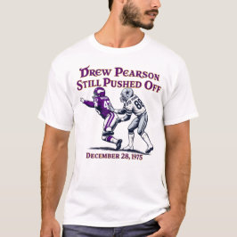 Pearson wurde immer noch Vintage MN Football Tee g