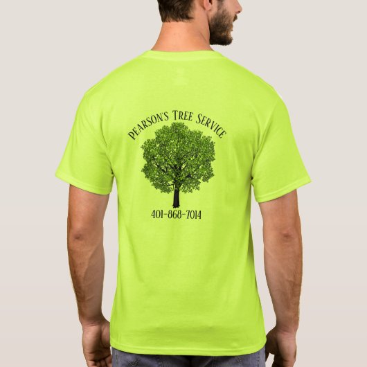Pearson's Tree Service T - Shirt (Rückseite)
