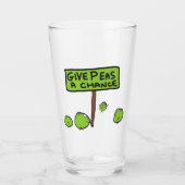 Peas A Chance Glas (Vorderseite)