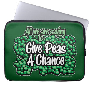 Peas A Chance Laptopschutzhülle