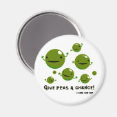 Peas a Chance Magnet (Vorderseite/Rückseite)