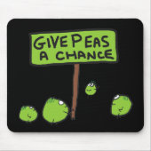 Peas A Chance Mousepad (Vorne)