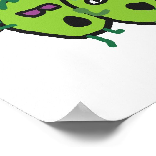 Peas A Chance Poster (Ecke)