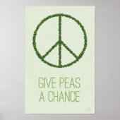 Peas A Chance Poster (Vorne)