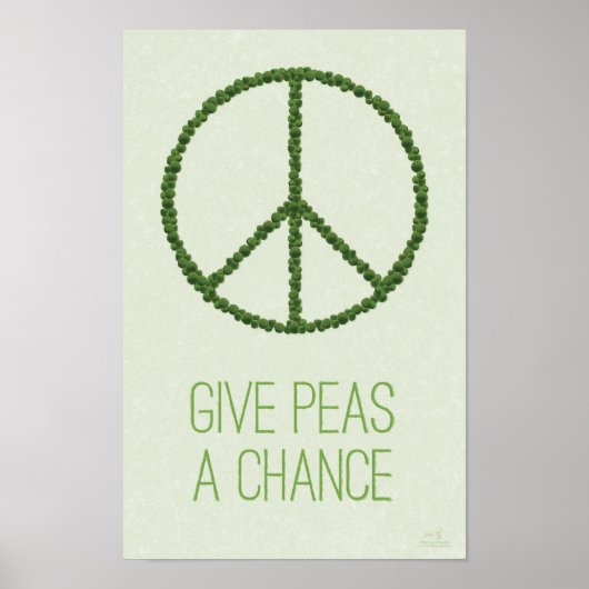 Peas A Chance Poster (Vorne)