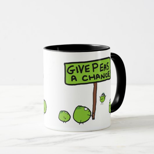 Peas A Chance Tasse (VorderseiteRechts)