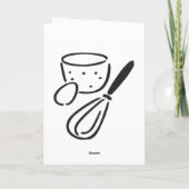 —Peas and Carrots Feiertagskarte (Rückseite)