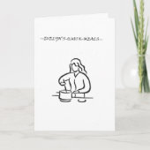 —Peas and Carrots Feiertagskarte (Vorderseite)