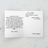 —Peas and Carrots Feiertagskarte (Innenseite)