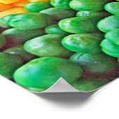 Peas and sweetcorn poster (Ecke)