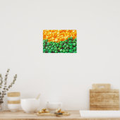 Peas and sweetcorn poster (Küche)