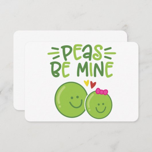 PEAS BE MINE (Vorne/Hinten)
