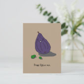 "Peas Figive Me" (Please Forgive Me) Postcard Postkarte (Stehend Vorderseite)