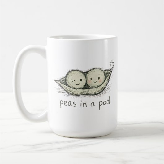 Peas in a Pod Kaffeetasse (Links)