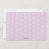 Peas in a Pod Twin Girls 2 Bilder Geburtserklärung Einladung (Rückseite)