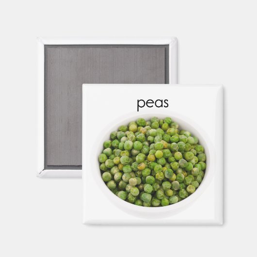 Peas Kühlschrank Magnet (Vorderseite/Rückseite)