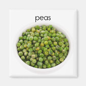 Peas Kühlschrank Magnet (Vorne)