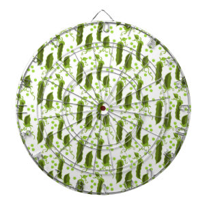 Peas Leaves Round Vegetable Healthy Food Dartscheibe
