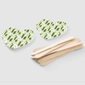 Peas Leaves Round Vegetable Healthy Food Fächer (Non-assembled)