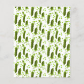 Peas Leaves Round Vegetable Healthy Food Flyer (Hinten)