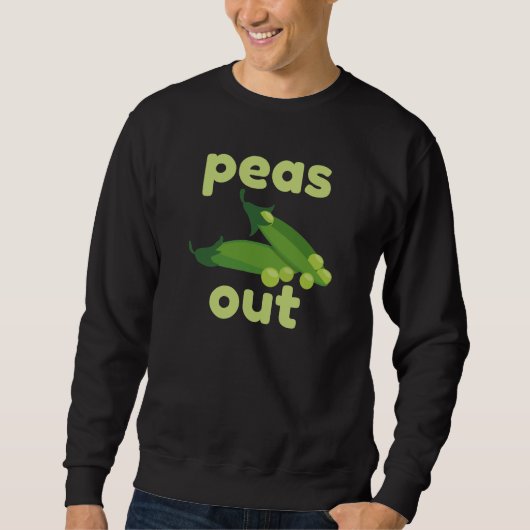Peas Out Sweatshirt (Vorderseite)