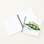 Peas Peapod Personal Kochbuch Rezept Notebook Notizblock (Innenseite)