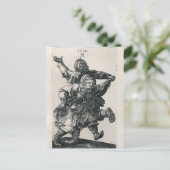 Peasant Couple Dancing von Albrecht Durer Postkarte (Stehend Vorderseite)