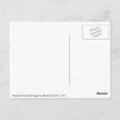 Peasant Couple Dancing von Albrecht Durer Postkarte (Rückseite)