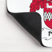 Pease Familienwappen Mousepad (Ecke)