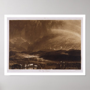 Peat Bog, Scotland, engraved by George Clint (1770 Poster