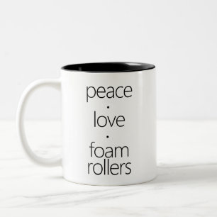Peave Liebe Foam Roller Zweifarbige Tasse