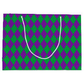 PEAVE LIEBE MARDI GRAS LILA GREEN GOLD GROßE GESCHENKTÜTE (Rückseite)