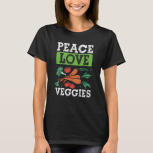 Peave Liebe Veggies Veganismus T-Shirt