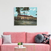 Pebble Beach, CA - del Monte Lodge View und Leinwanddruck (Insitu (Wohnzimmer))