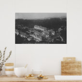 Pebble Beach, CA - Hotel Del Monte Aerial View Poster (Küche)