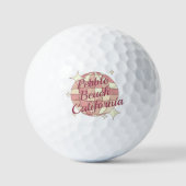 Pebble Beach California Golf Ball (Vorderseite)