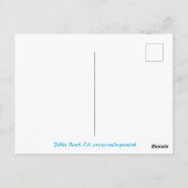 Pebble Beach California Ocean View Postkarte (Rückseite)