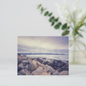 Pebble Beach Coast Morning Postkarte (Stehend Vorderseite)