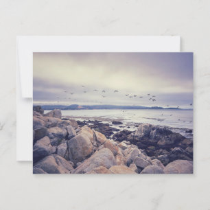 Pebble Beach Coast Morning Postkarte