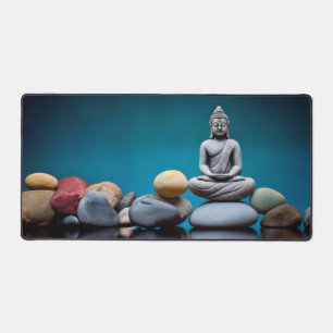 Pebble Buddha Ruhe Friedliche Natur Schreibtischunterlage