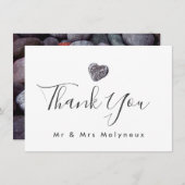 Pebble Heart Discovery Wedding Danke (Vorne/Hinten)