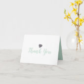 Pebble Heart Vielen Dank Karte (Gelbe Blume)