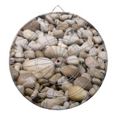 Pebble-Hintergrundmuster Dartscheibe (vorne)