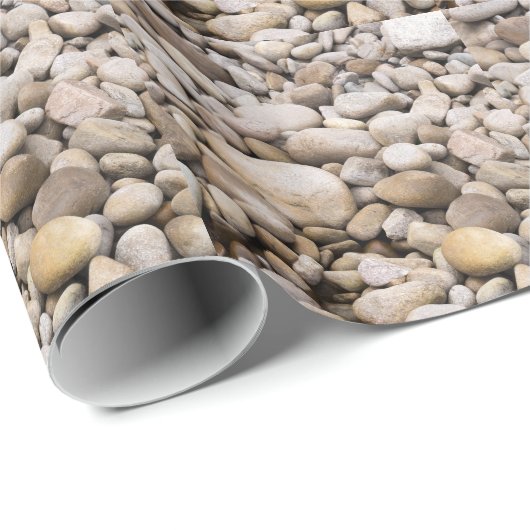 Pebble-Hintergrundmuster Geschenkpapier (Rolleneckpunkt)