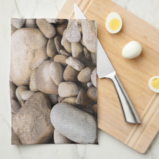 Pebble-Hintergrundmuster Handtuch (Viertel Falte)