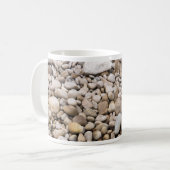 Pebble-Hintergrundmuster Kaffeetasse (Vorderseite Links)