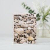 Pebble-Hintergrundmuster Postkarte (Stehend Vorderseite)